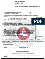 Formatos Requisitos Dictamen de Medidas de Seguridad Construccion 2020