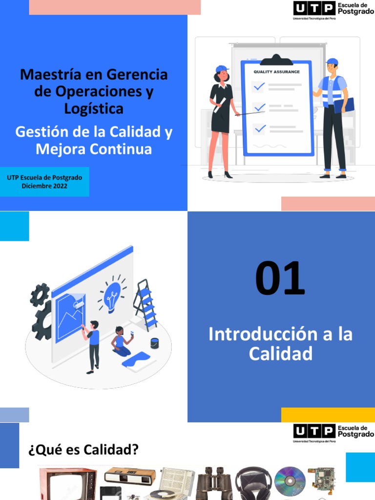 S1 Gestion de La Calidad y Mejora Continua 202212 - Introduccion | PDF