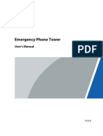 Emergency Phone Tower: User's Manual