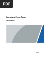 Emergency Phone Tower: User's Manual