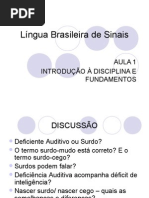 aula de Libras