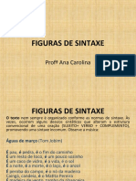 Figuras de Sintaxe: Prof Ana Carolina