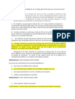 CUESTIONARIO - Medios Probatorios en El Código General Del Proceso y El Proceso Penal"