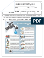 Avaliação Contínua-Prod. de Texto-3ºBIM-6ºanoC-2023