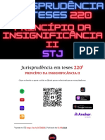 Jurisprudencia em Teses 220 - Princípio Da Insignificância II