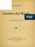 Id 51. Cuentos Del Maule - Mariano Latorre