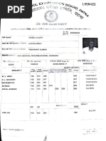 10th Marksheet