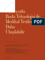 Üç Boyutlu Baskı Teknolojisi Ile Medikal Testler Daha Ulaşılabilir