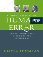 A Short History of Human Error