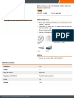 Ficha Tecnica Broca para Metal HSS Truper 11118