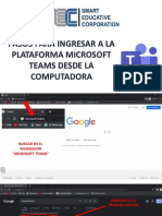 Pasos para Ingresar A La Plataforma Desde La Computadora