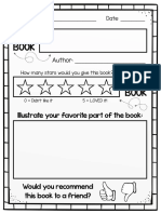 Book Review Template