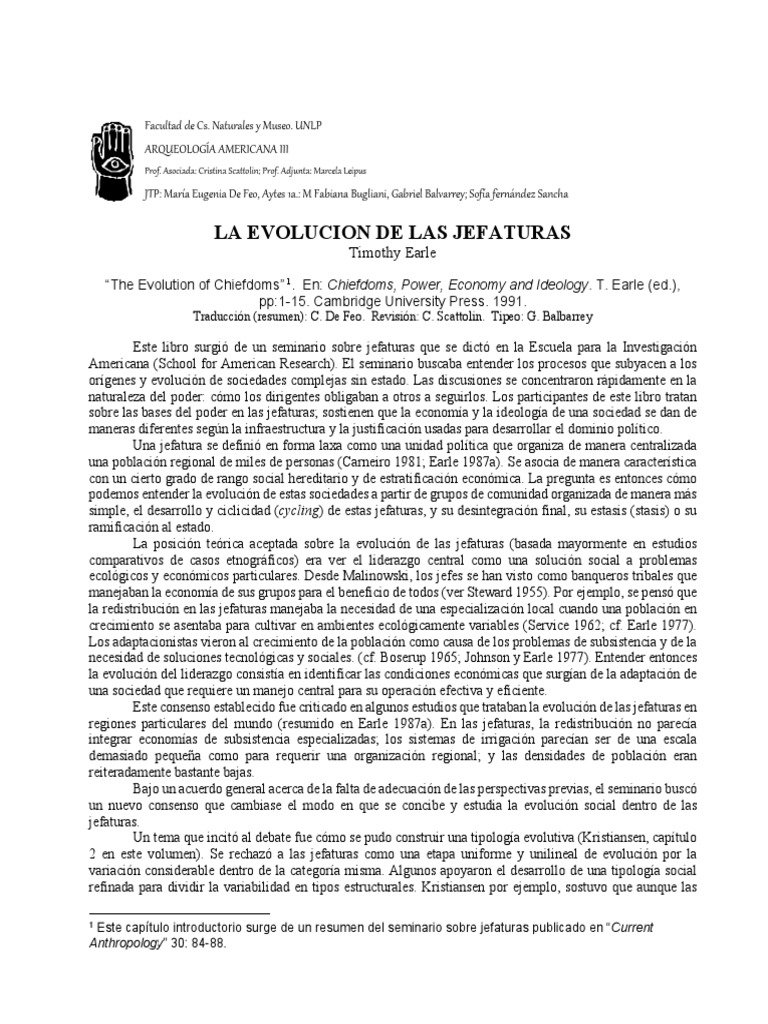 traduccion-de-the-evolution-of-chiefdoms-pdf-evoluci-n-sociedad