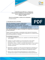 Guía de Actividades y Rúbrica de Evaluación - Unidad 1 - Fase 2 - Fundamentación