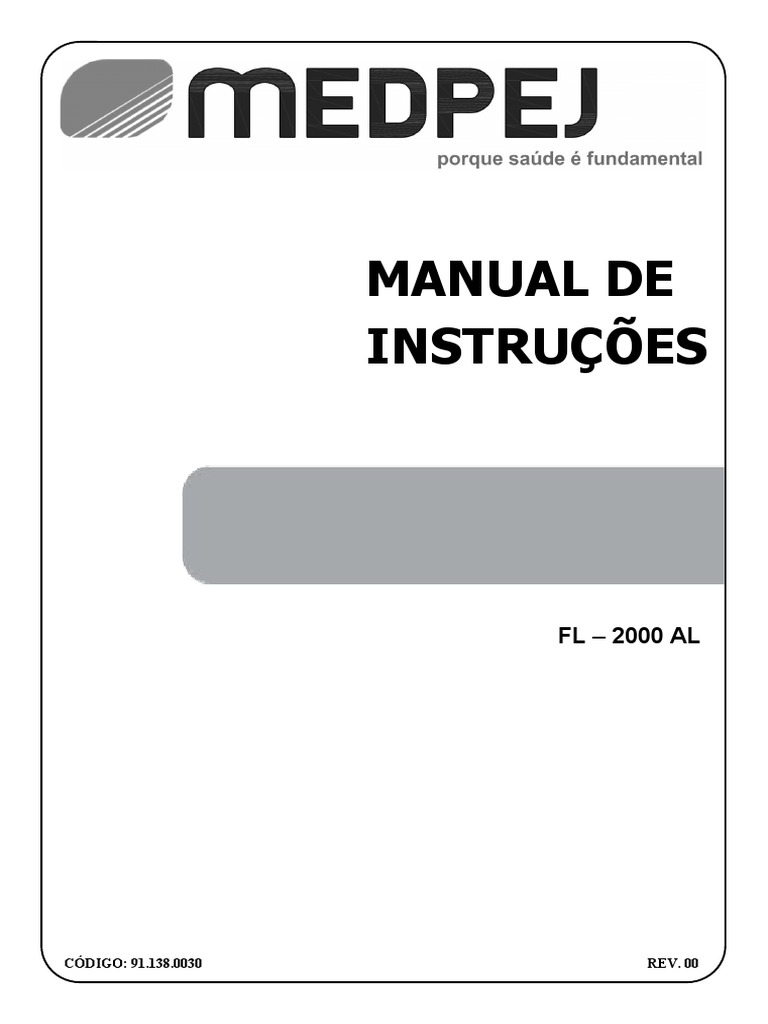 Manual Fl-2000 Al - Rev.00 | PDF