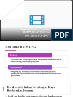 Pertemuan 5 - Sistem Perhitungan Biaya Berdasarkan Pesanan