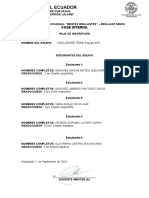 Ficha de Inscripción - FASE INTERNA