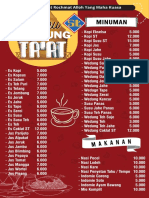 Menu Warung Taat