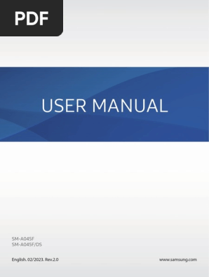 Samsung a04 manual
