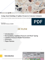 Paper Review Geology-Based Modelling of Capillary Pressure in Cretaceous Carbonates