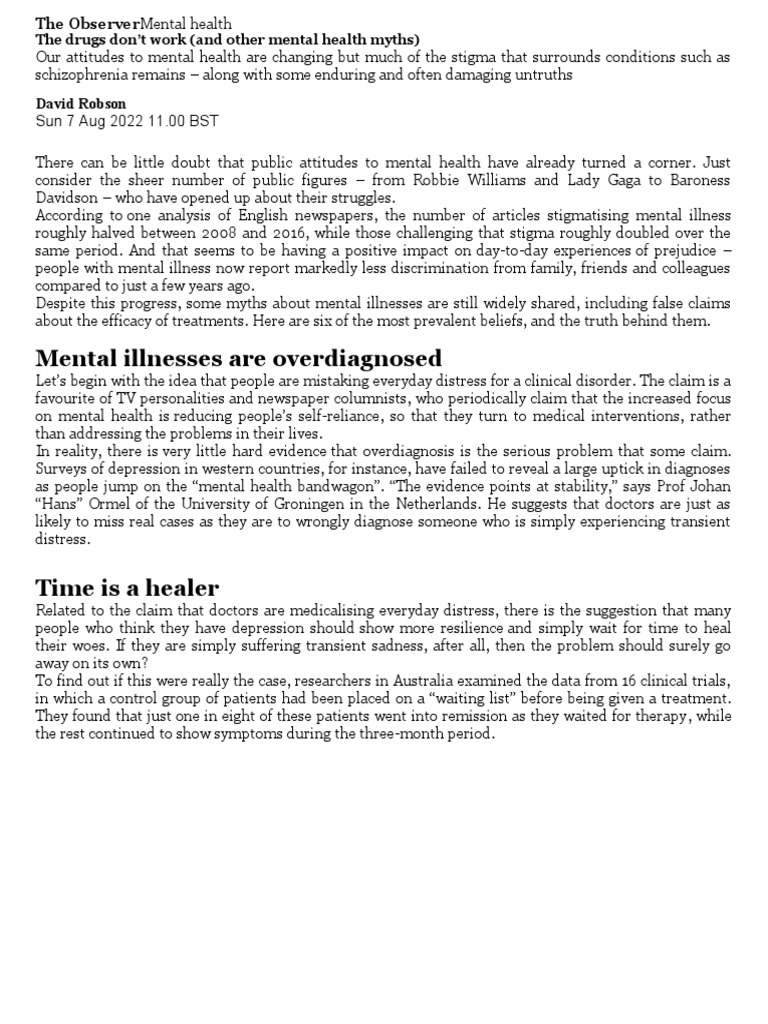 2023 Mental Health Awareness | PDF