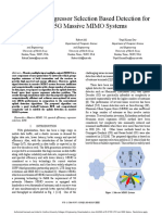 Least Square Regressor Selection Based Detection For Uplink 5G Massive MIMO Systems