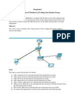 Implementation of Wireless LAN Using Cisco Packet Tracer