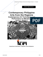 Contemporary Philippine Arts From The Regions Grade 12 - Module