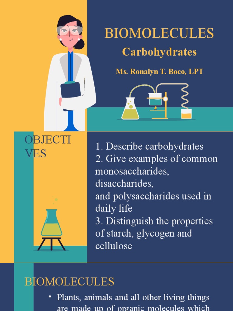Lesson 7 Biomolecules Carbohydrates PDF Carbohydrates Biomolecules