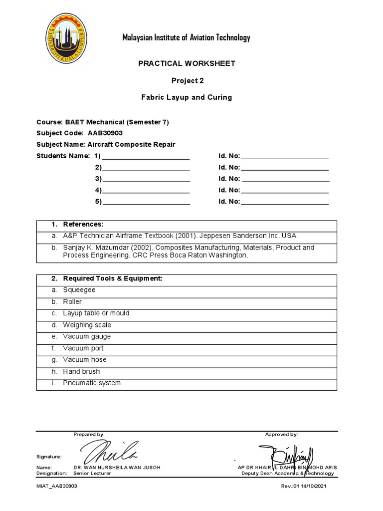 Fabric Layup and Curing Guide | PDF | Lamination | Composite Material
