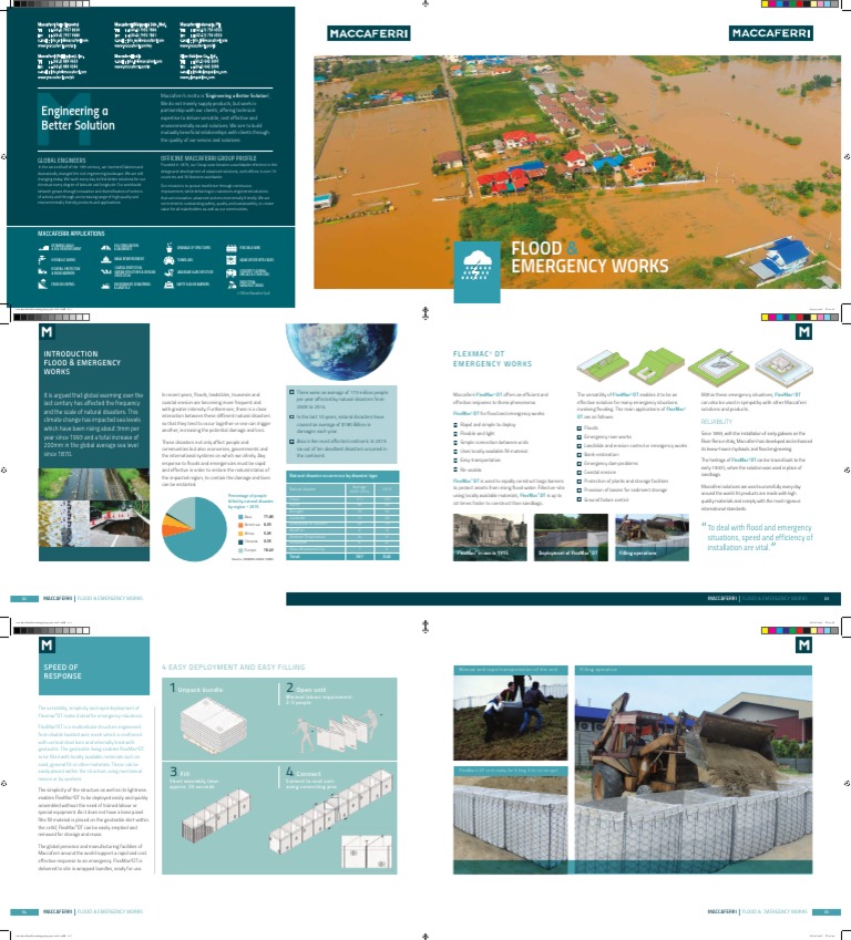 Mac Brochure-OM BR Flood & Emergency | PDF | Flood | Levee