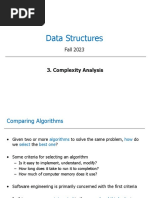 Lecture 3 - Complexity Analysis