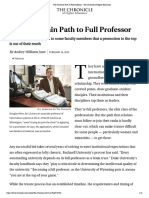 The Uncertain Path To Full Professor The Chronicle of Higher Education