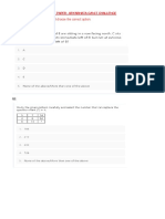 Test Paper Aryabhata Ganit Challenge