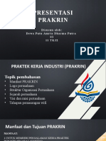 Contoh Presentation PKL