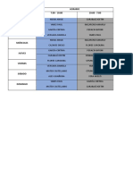 Horario Actualizado Esmil