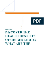 Fad or Fact Ginger Shot