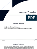 Penganggaran Perusahaan 03 - Anggaran Penjualan