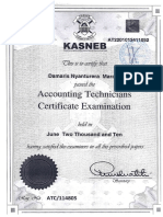 Atc Certificate