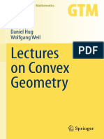 Convex Geometry Textbook