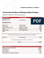 2K PU SB Waterproofing Formulation LC