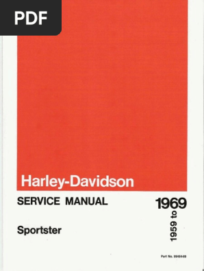 1959 1969 Harley Davidson Sportster Service Manual | PDF