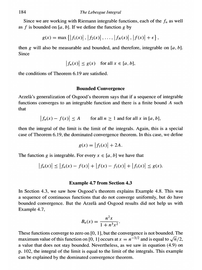 A Radical Approach to Lebesgue's Theory of Integration Part4 | PDF ...