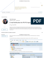 E-Mail Notification For PR - PO Approver - SAP Blogs