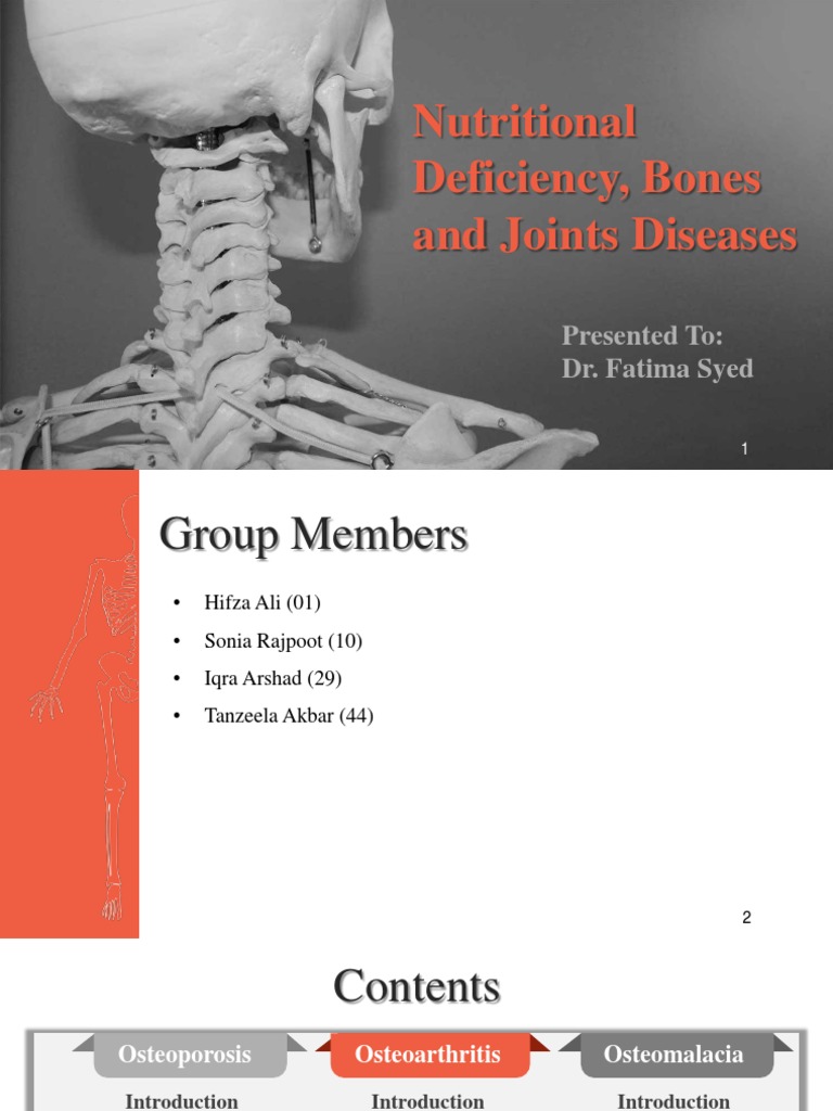 Nutritional Deficiency Disorder Edit One PDF Osteoporosis Vitamin D