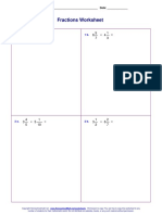 Multiplication of Fraction