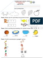 Diagnostic-Test Grade One