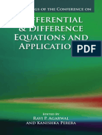 Differential & Difference Equations & Application