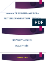 CONSEIL DE SURVEILLANCE Rapport