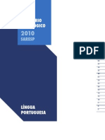 relatório SARESP_Lingua Portuguesa_2010